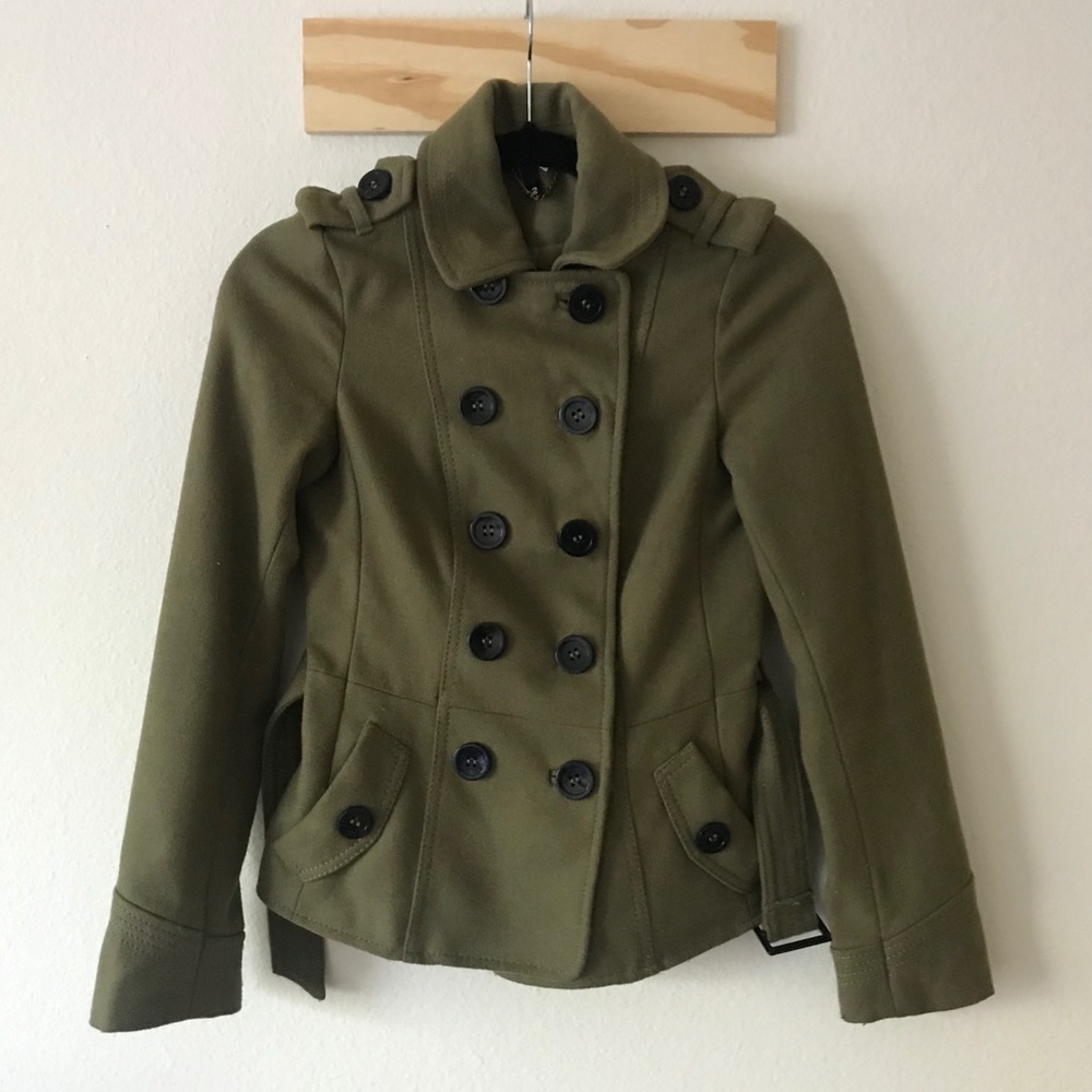 H&M Khaki Peacoat